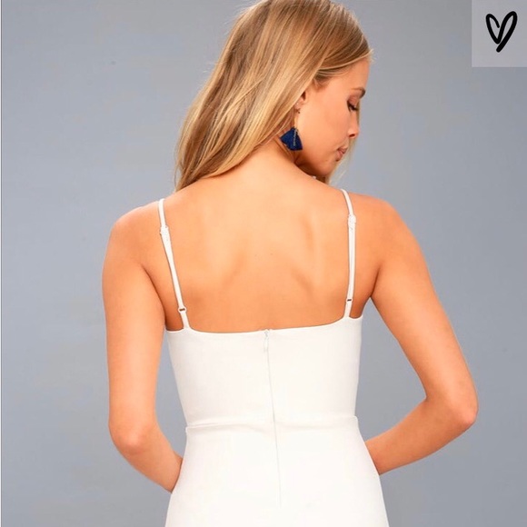 Lulus spoonful of sass white bodycon dress - Picture 2 of 3